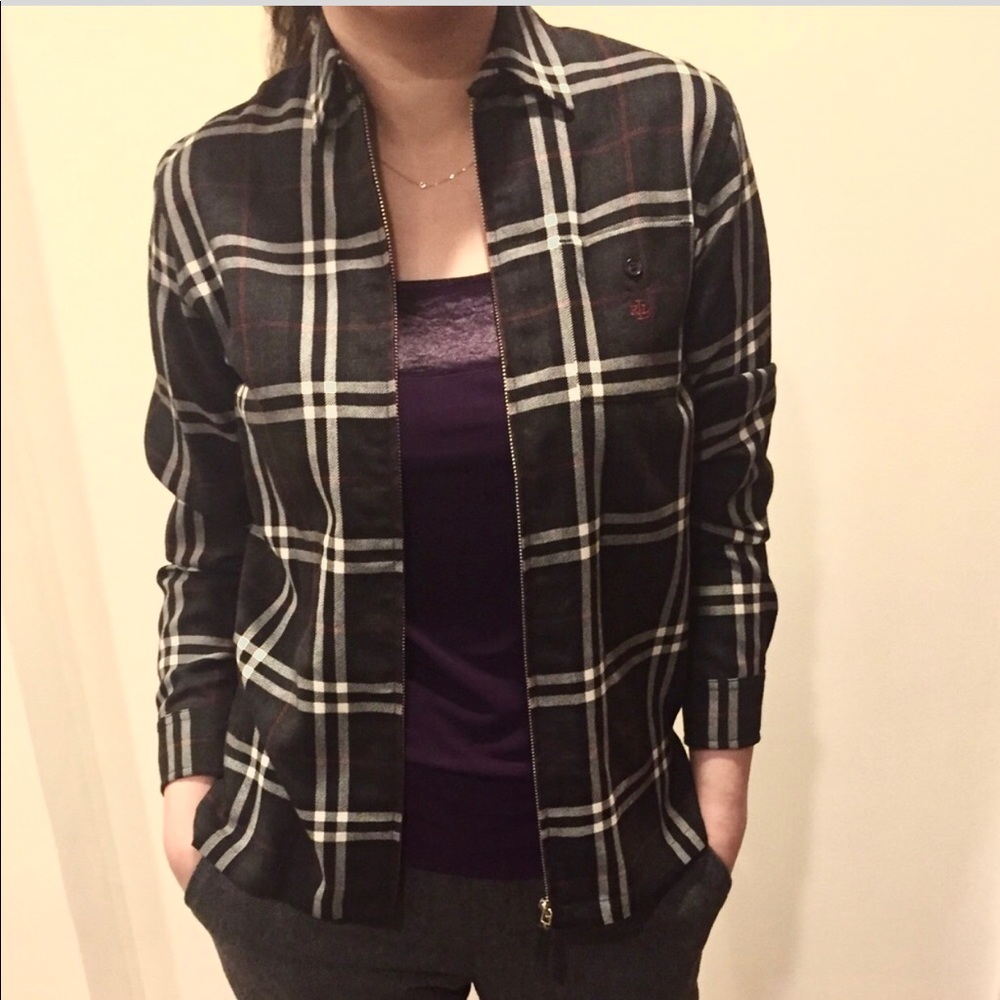 RALPH LAUREN Vintage Plaid shirt jacket